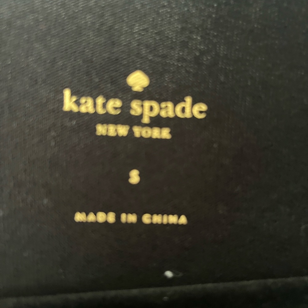 Kate Spade cotton and eyelet ruffled black dress size small - Picture 3 of 3